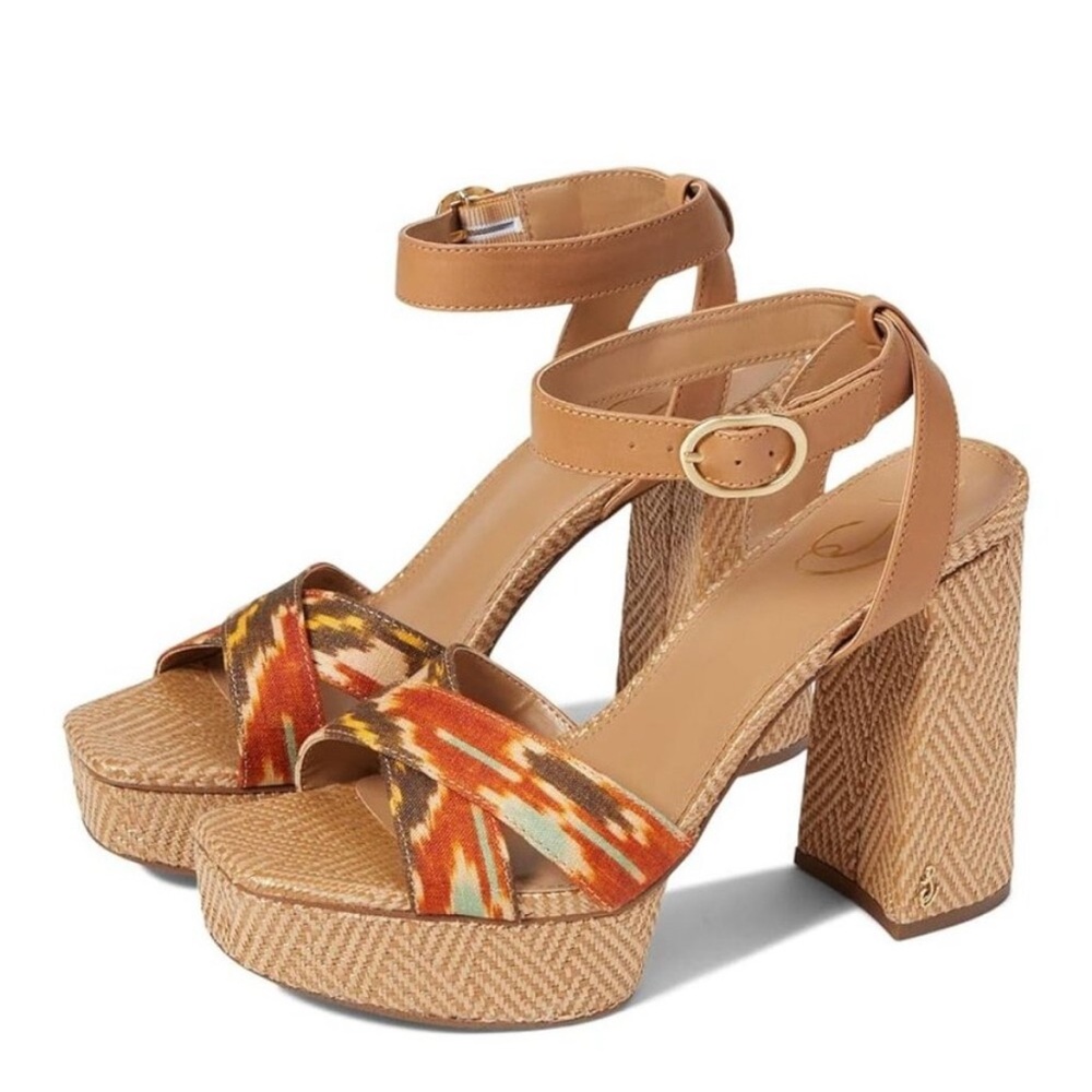 Sam Edelman Nolita Platform Heeled Sandals with Braided Straps